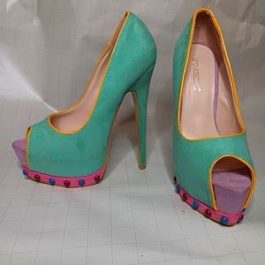 Platform stiletto high heel